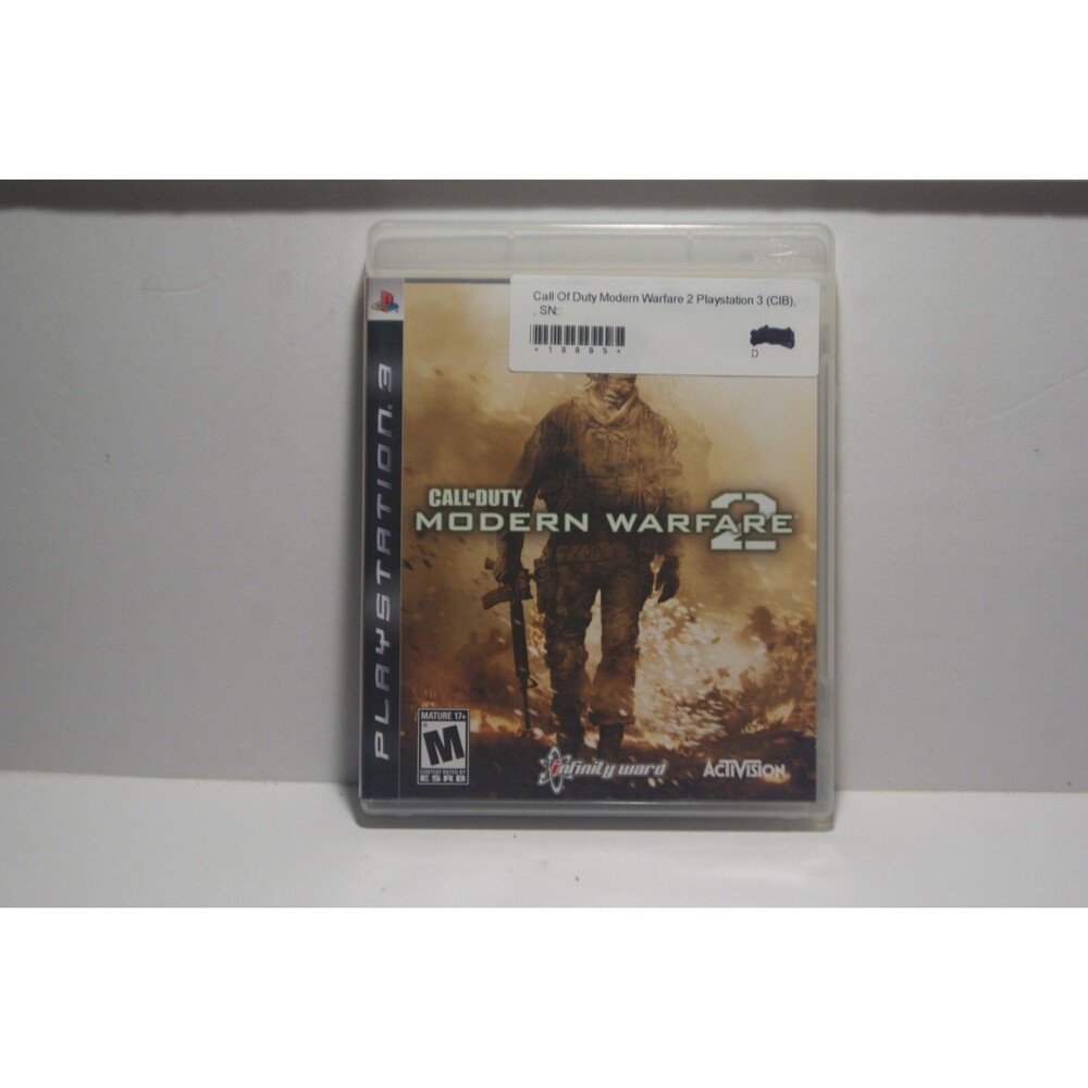 Call of Duty Modern Warfare 2 Ps3 Action Shooter Sim Fun Action CIB